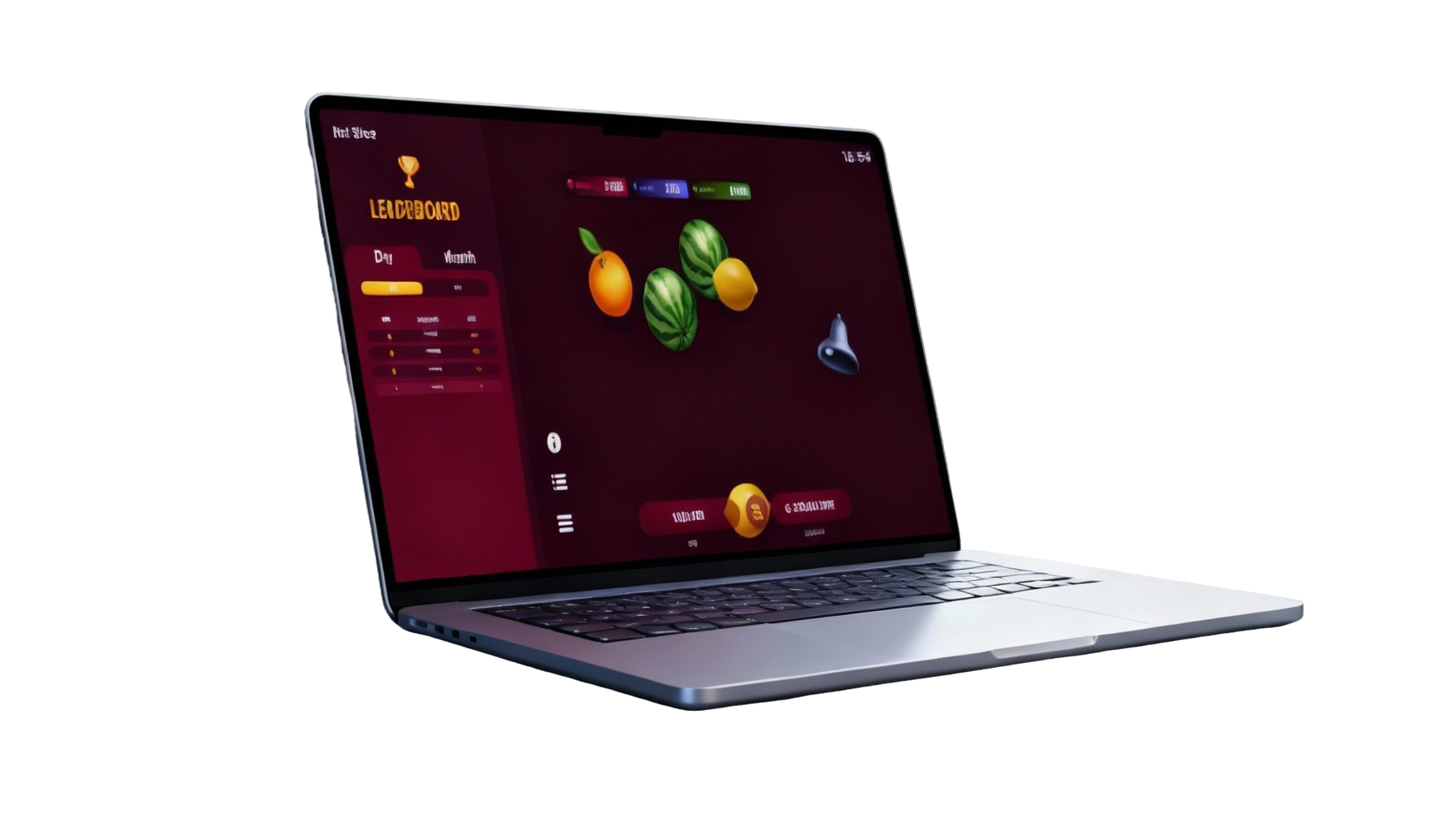 Vista de Hot Slice en laptop - RTP y volatilidad